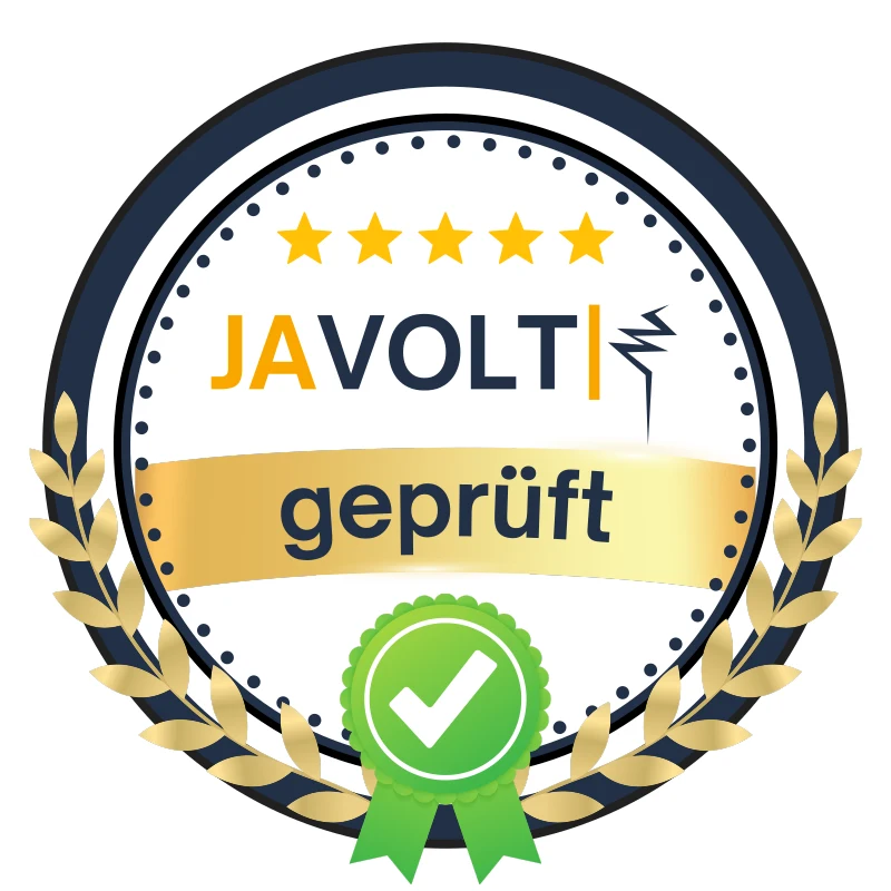 JAVOLT geprüft — Siegel für dokumentierte technische Bewertung